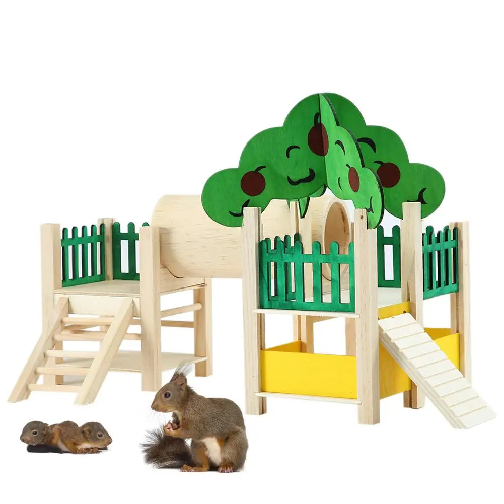 Hamster House Playground Exercise Playgym