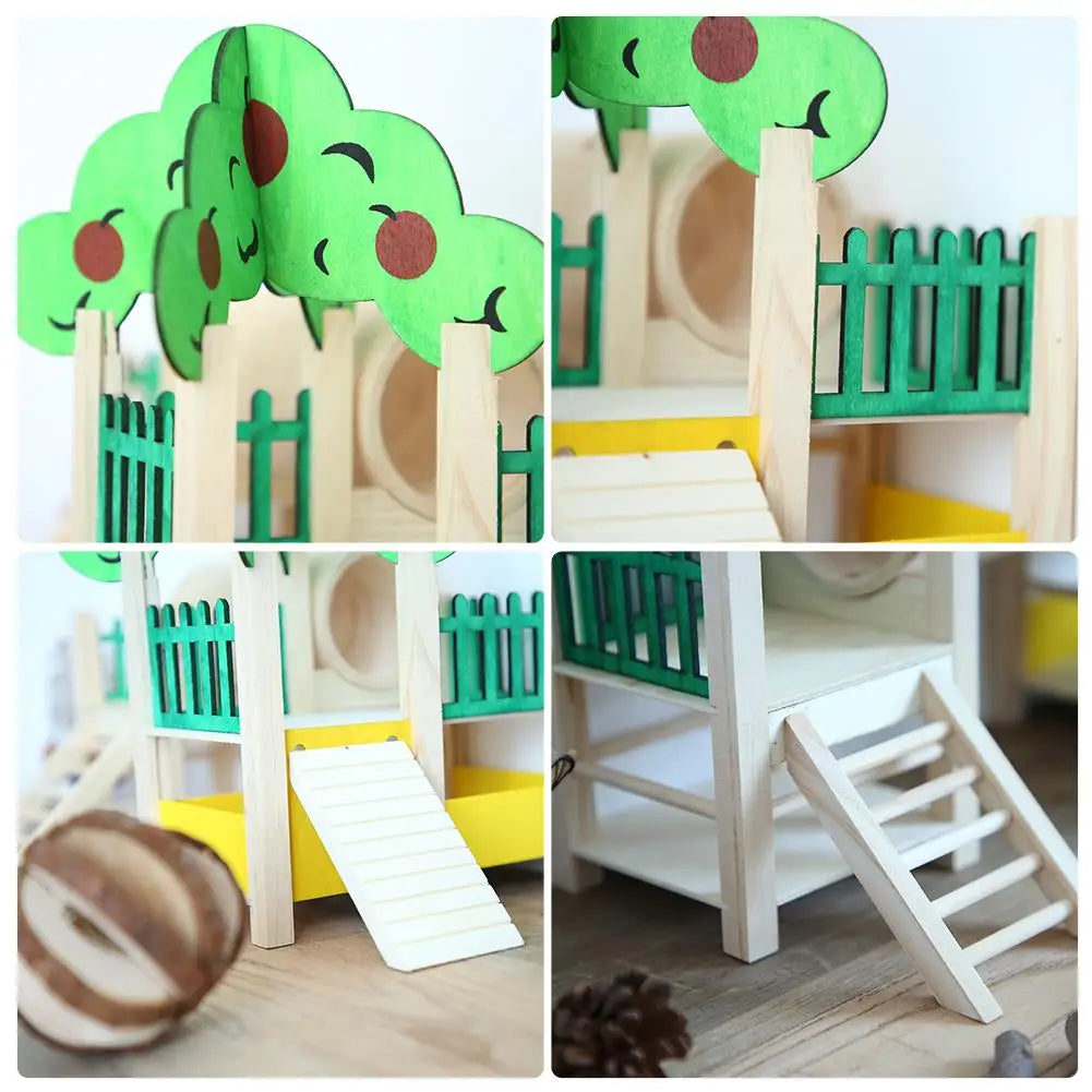 Hamster House Playground Exercise Playgym