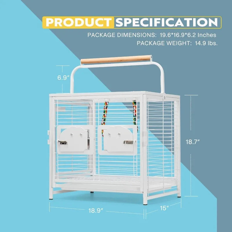 Bird Travel Carrier Cage