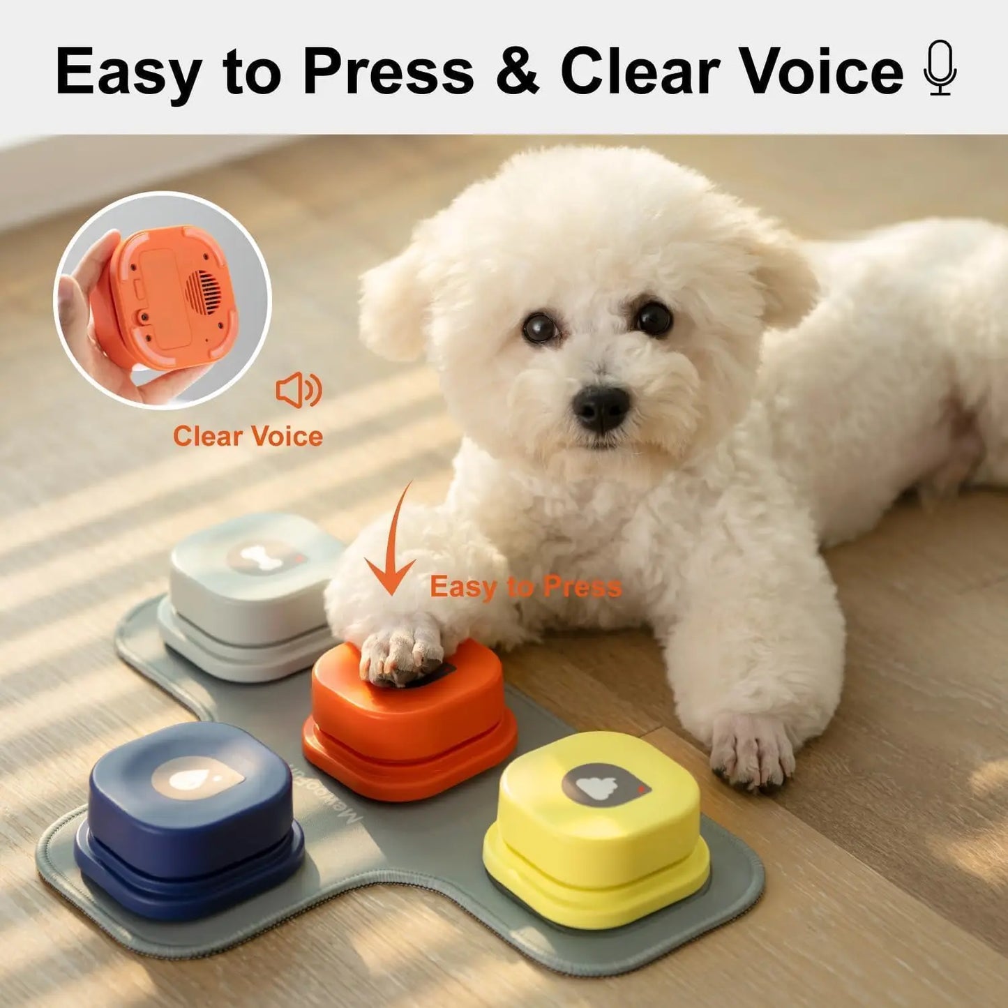 Dog Button Record Talking Pet Communication Vocal Training