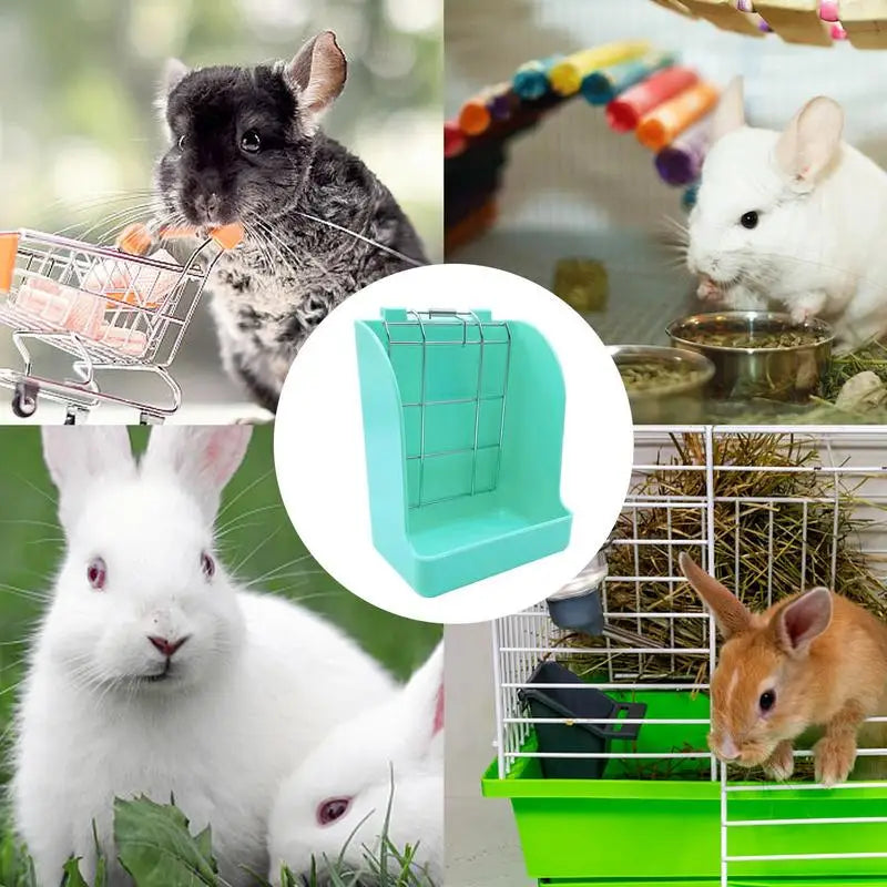 Rabbit Hay Feeder Pet Self-Feeding Dispenser