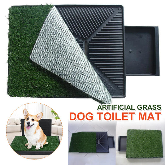 Cat Dog Washable Reusable Artificial Grass Pet Training Pads