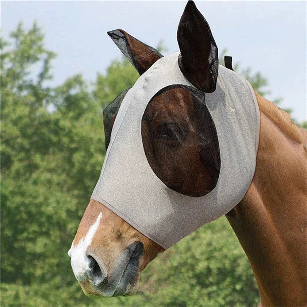 Multicolor Horse Masks Anti-Fly Breathable