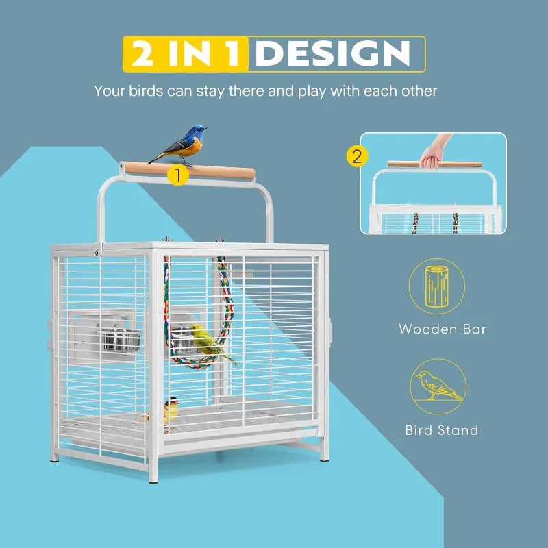 Bird Travel Carrier Cage