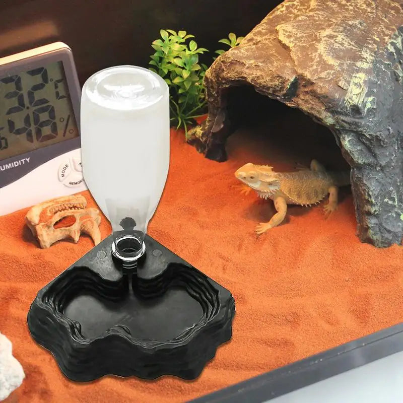 Pet Reptiles Turtles Water Dispenser Drinking Fountain