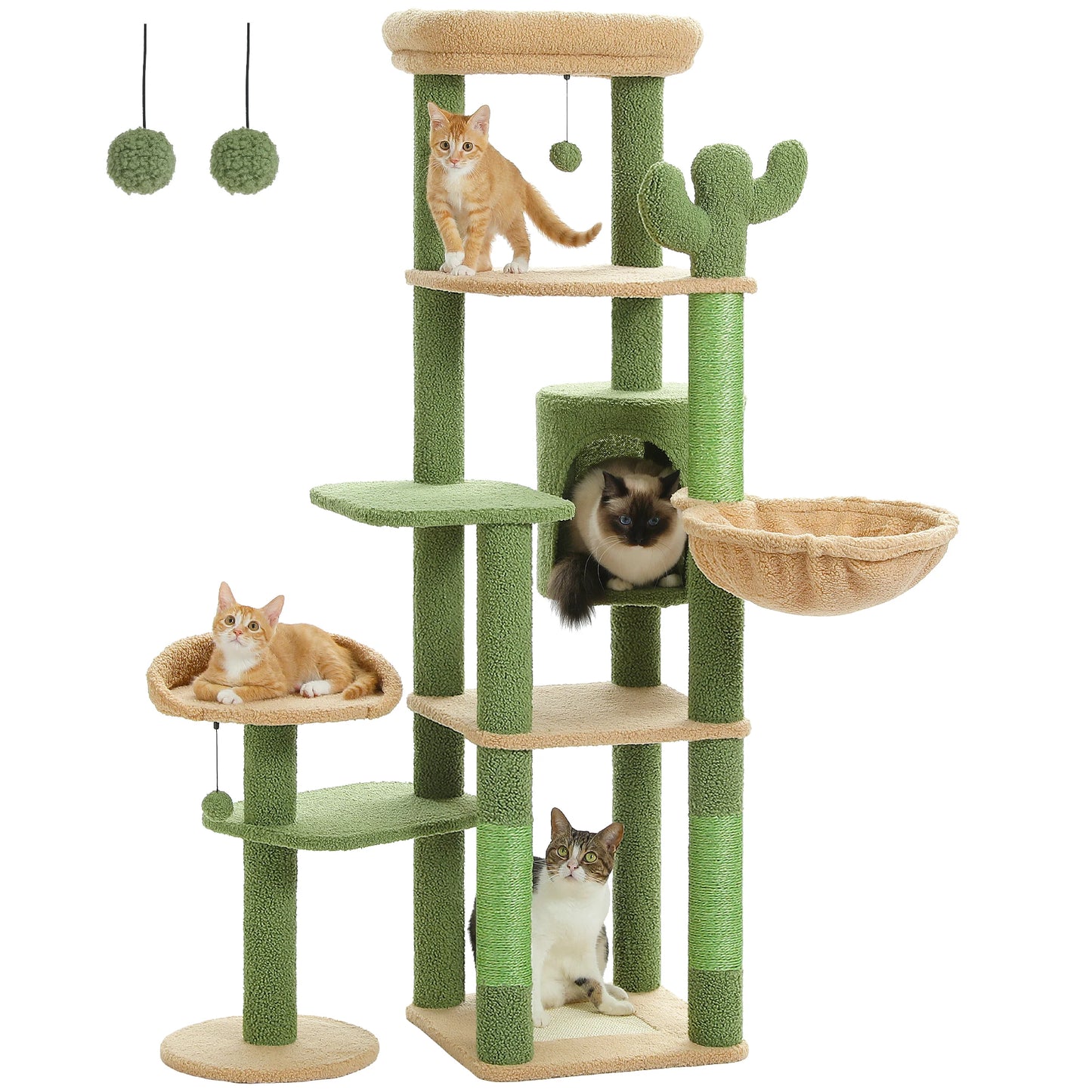 Multi-Level Cat Tower for Indoor Cats