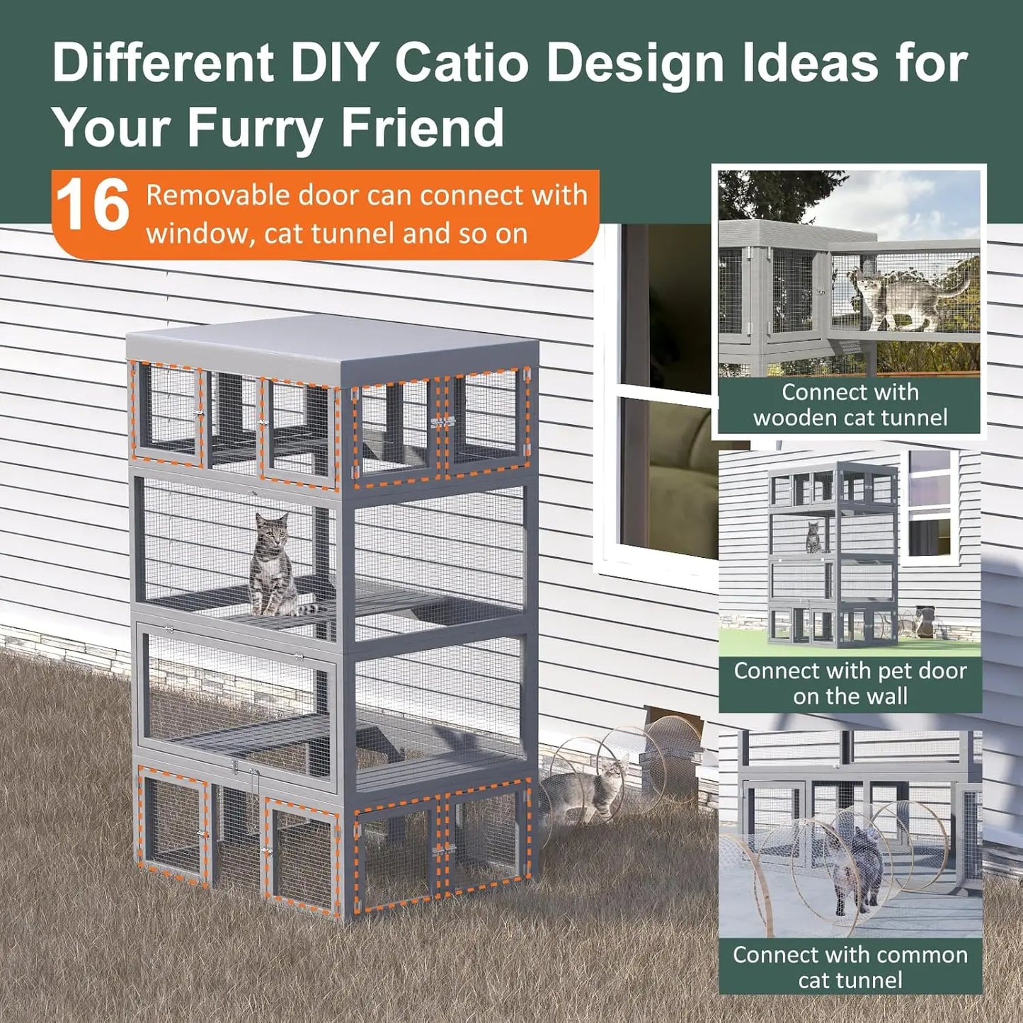 Catio Outdoor Cat Enclosures For Indoor Cats