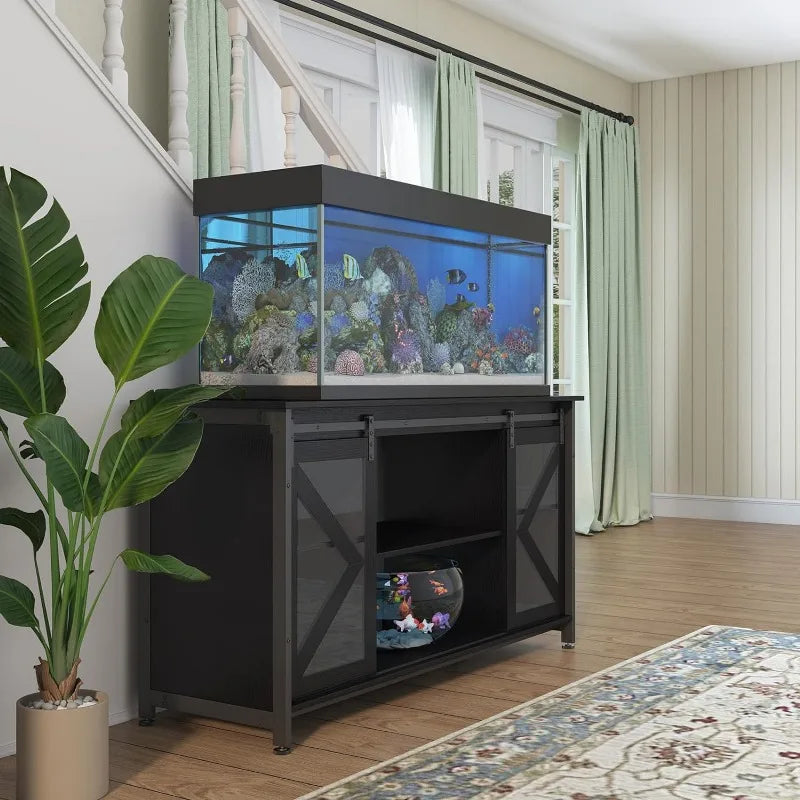 75-90 Gallon Fish Tank Stand with Cabinet