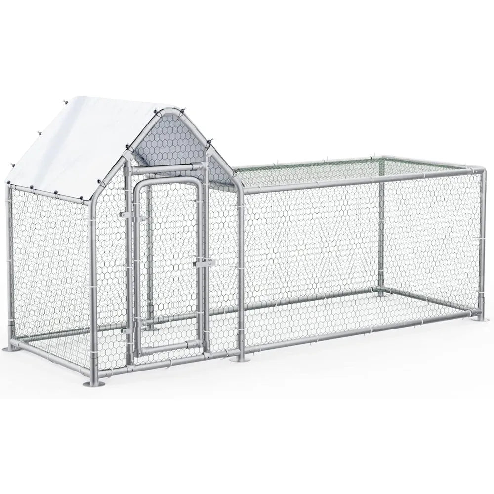 Chicken Coop Run Large Metal Chicken Pen