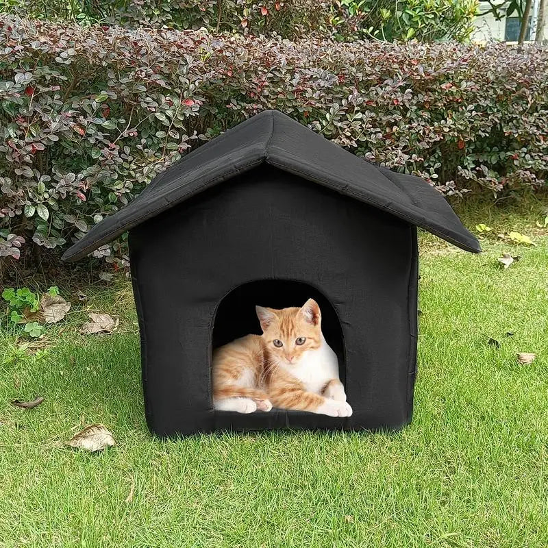 Waterproof Outdoor Pet House, Cat Bed Tent Shelter