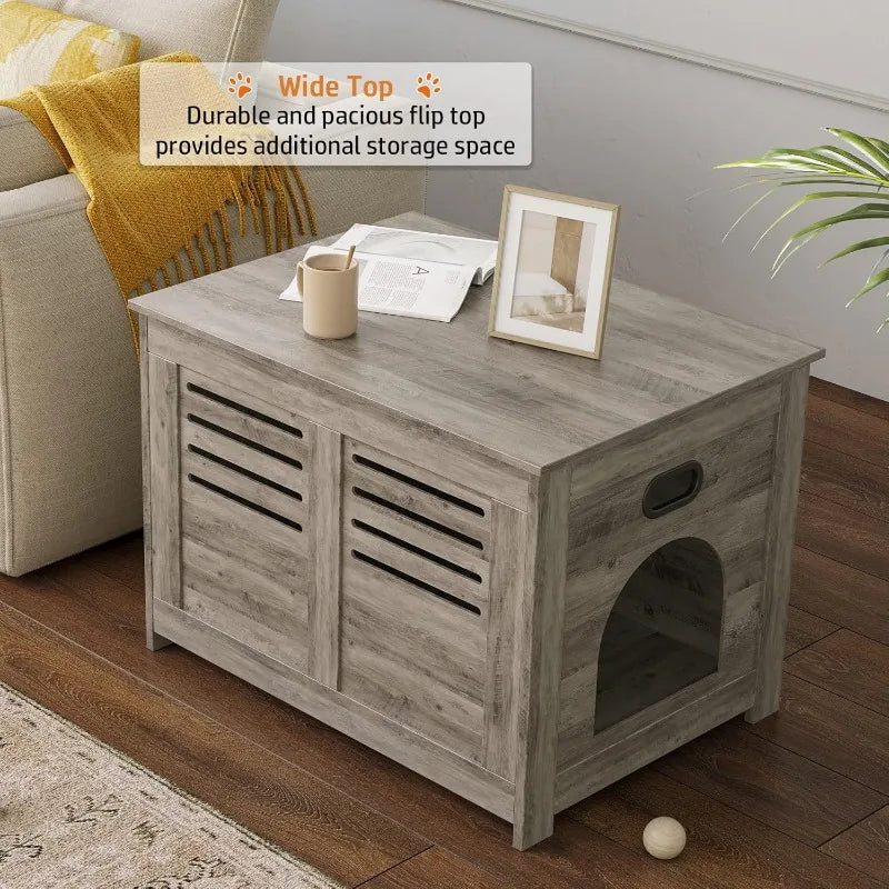 Litter Box Furniture, Entrance Can Be on Left/Right Side