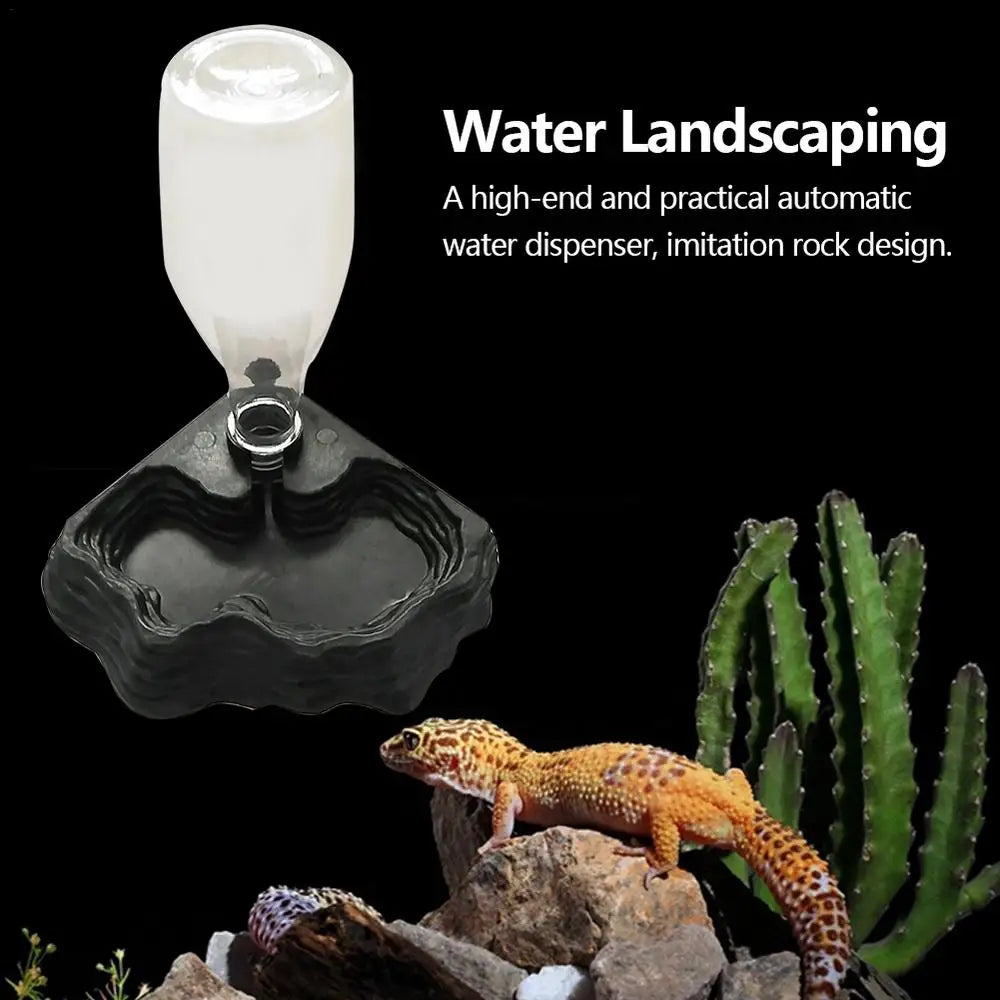 Pet Reptiles Turtles Water Dispenser Drinking Fountain