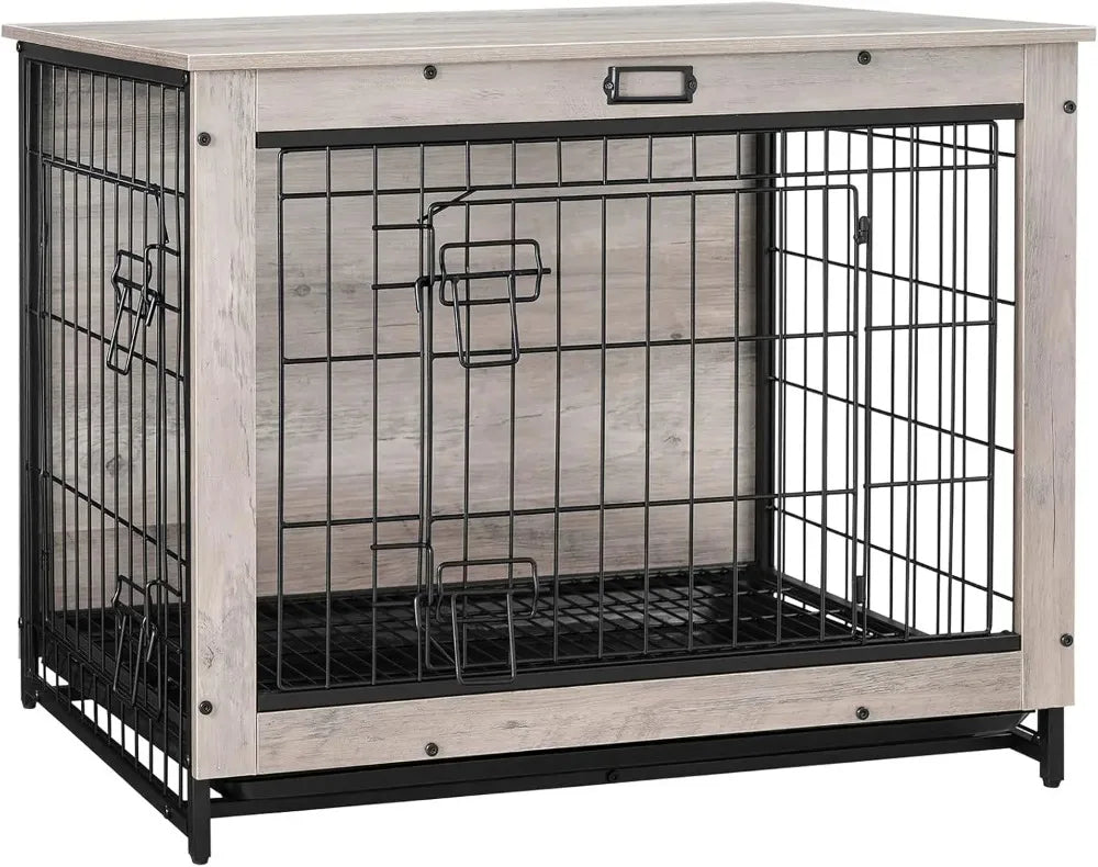 Dog Crate Furniture, 32.5" Medium Indoor Dog Kennel