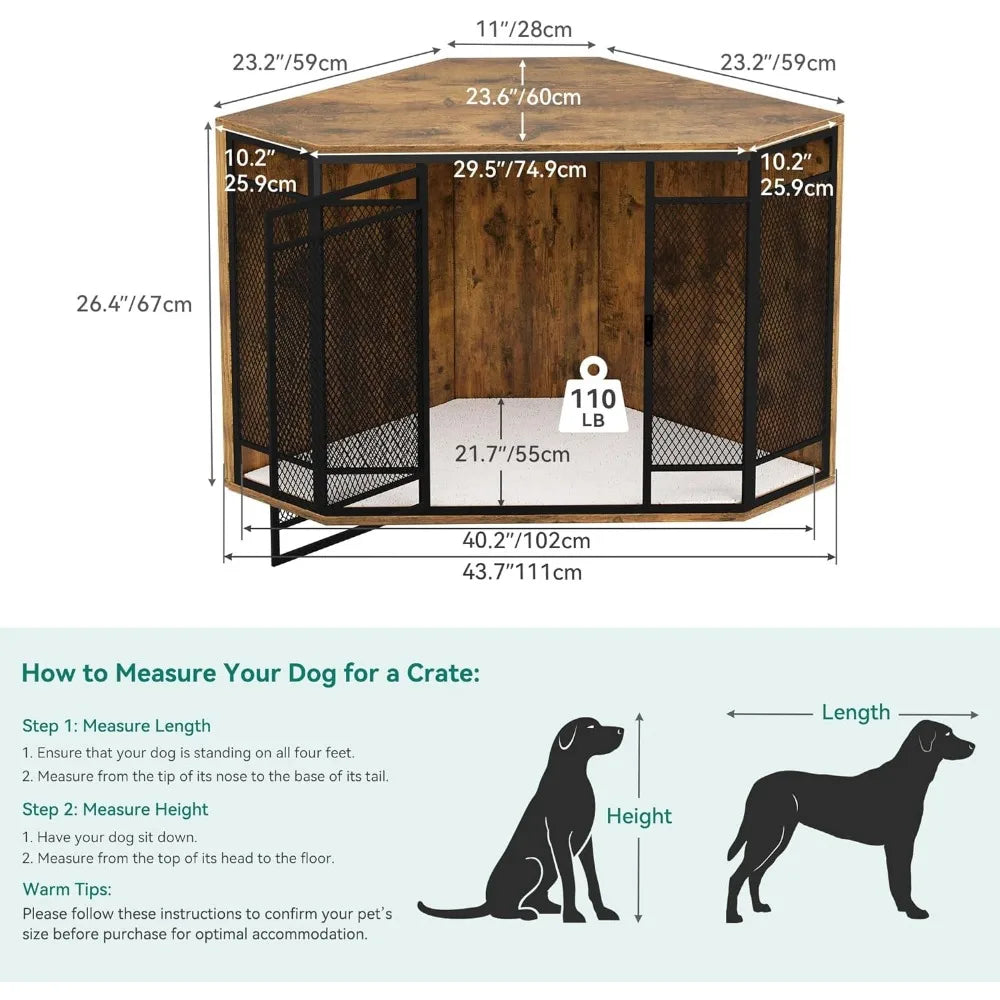 Dog Kennel Furniture for Small Medium Dogs