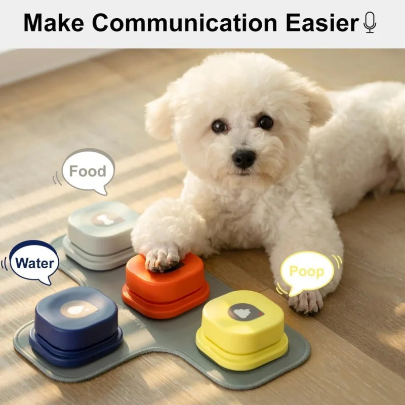 Dog Button Record Talking Pet Communication Vocal Training