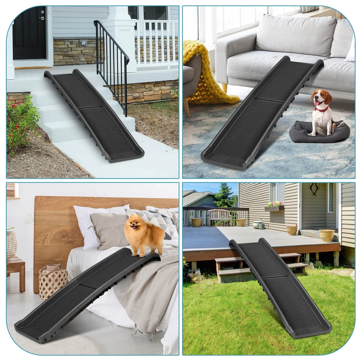 61 Inch Foldable Dog Pet Ramp