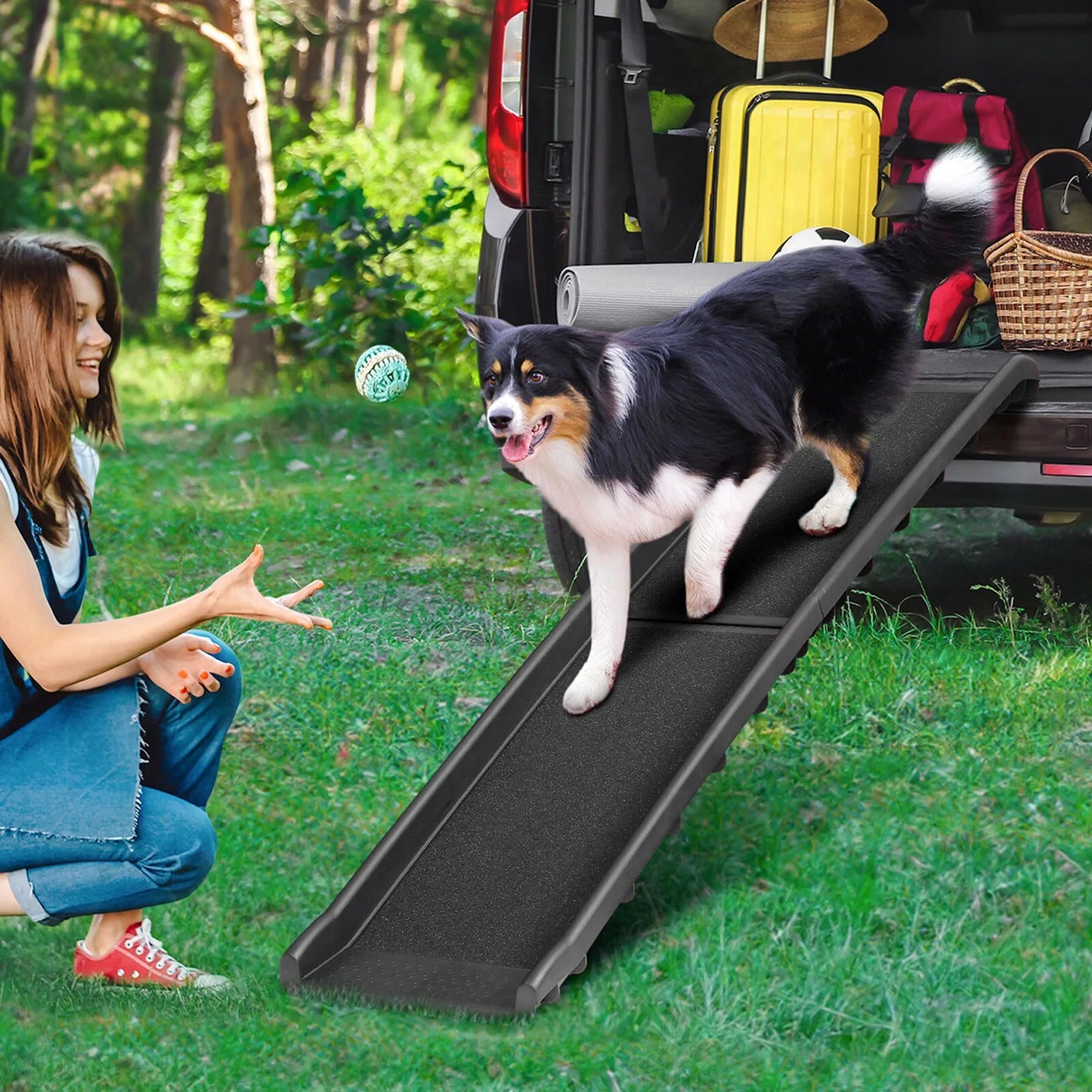 61 Inch Foldable Dog Pet Ramp