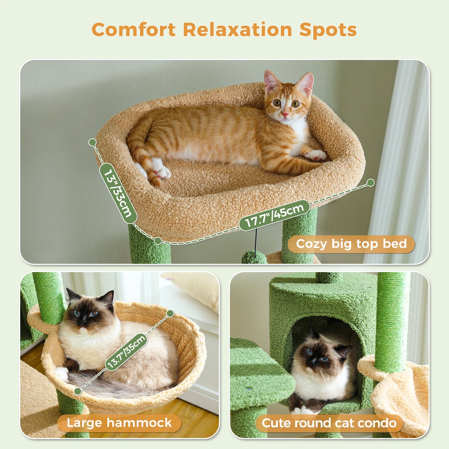 Multi-Level Cat Tower for Indoor Cats