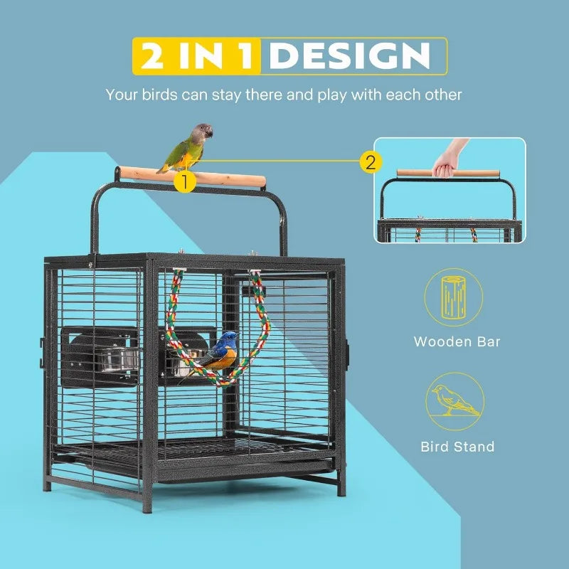 Bird Travel Carrier Cage