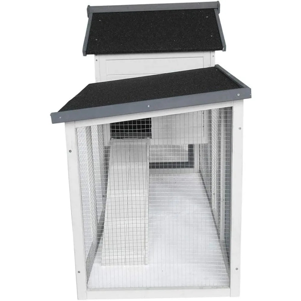 48''L Rabbit Hutch Indoor Outdoor Bunny Cage