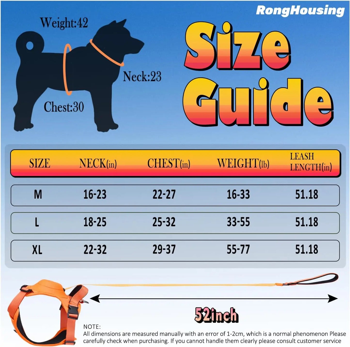 Dog Harness and Retractable Leash