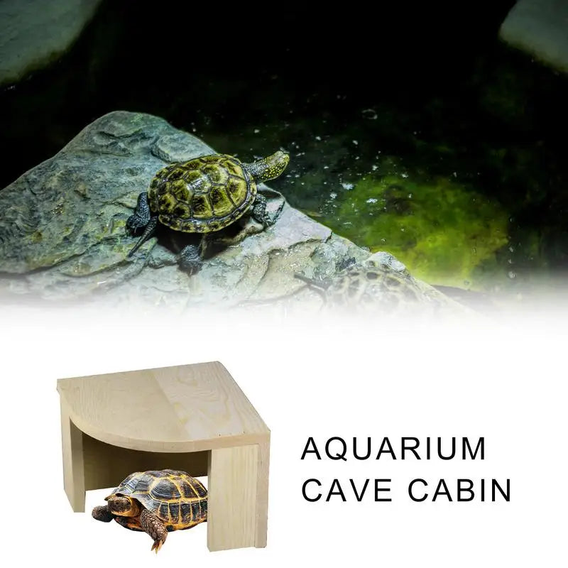 Aquarium Hideout Decor Tank Reptile Hiding Cave