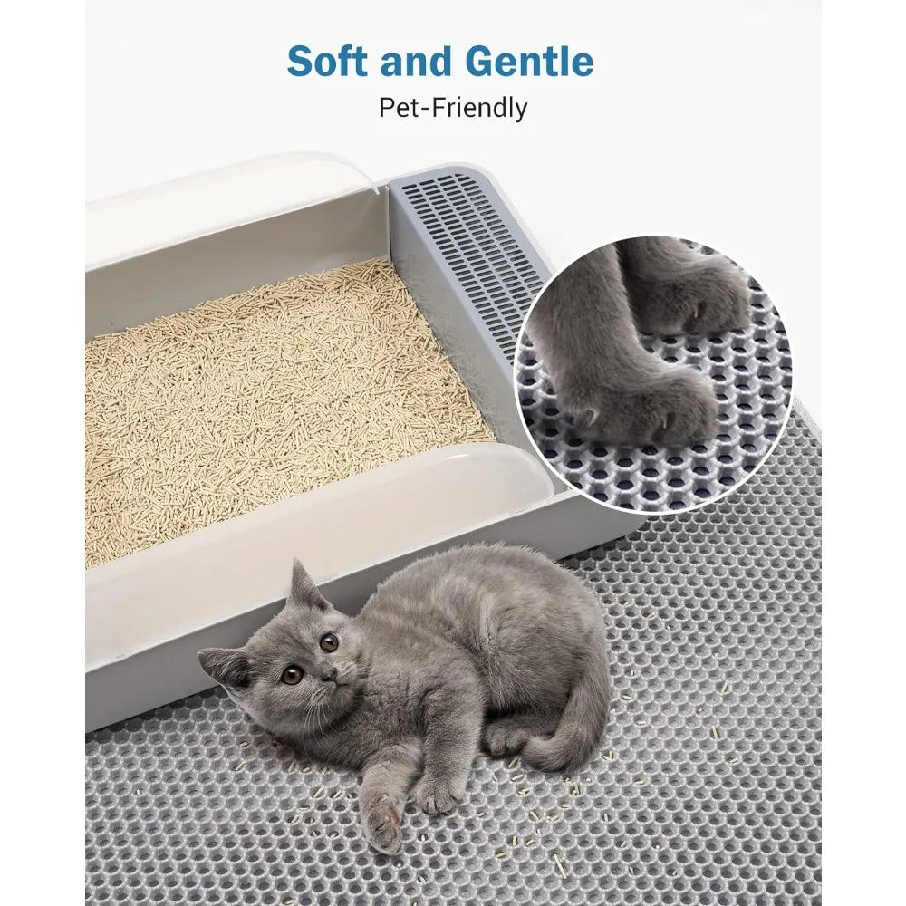 Kitty Litter Trapping Mat, Double Scatter Control Layer Mat