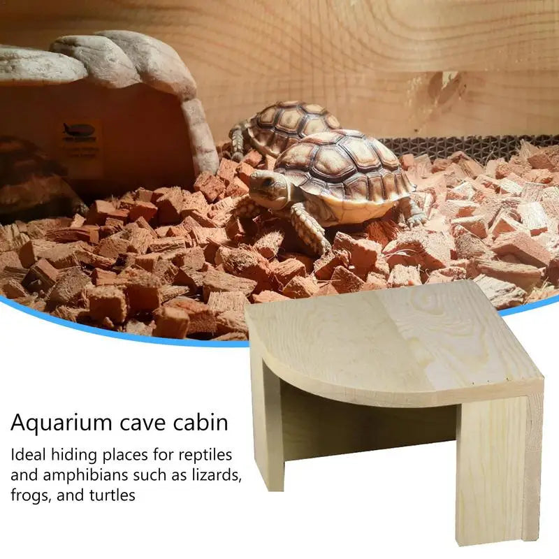 Aquarium Hideout Decor Tank Reptile Hiding Cave