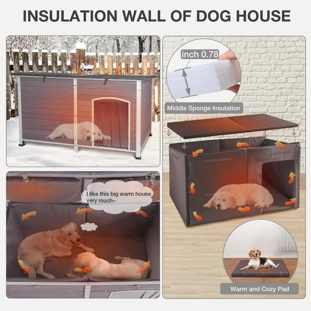 Extra Large Insulated Dog Kennel