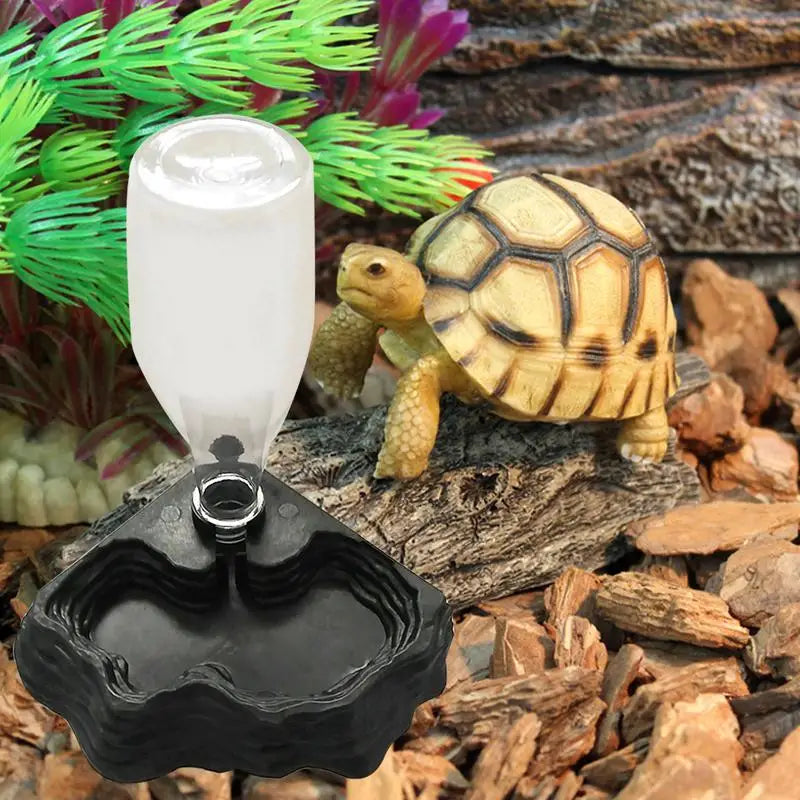 Pet Reptiles Turtles Water Dispenser Drinking Fountain