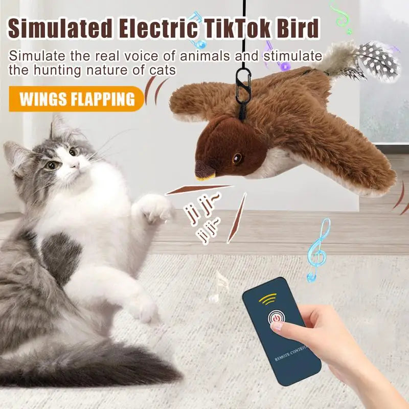 Flapping Sparrow Cat Toy