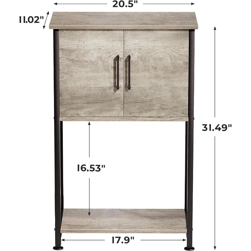 5-10 Gallon Fish Tank Stand, Metal Double Aquarium Stand