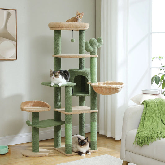 Multi-Level Cat Tower for Indoor Cats